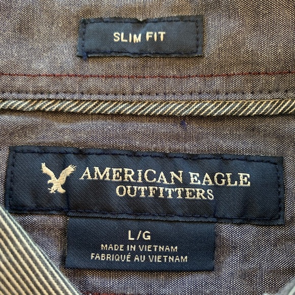 American Eagle - Casual Button-Down Shirt - Picture 3 of 5